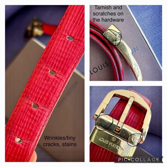Louis Vuitton Epi Ceinture Leather Belt - Picture 6 of 6